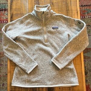 Patagonia Light Gray Fleece Pullover